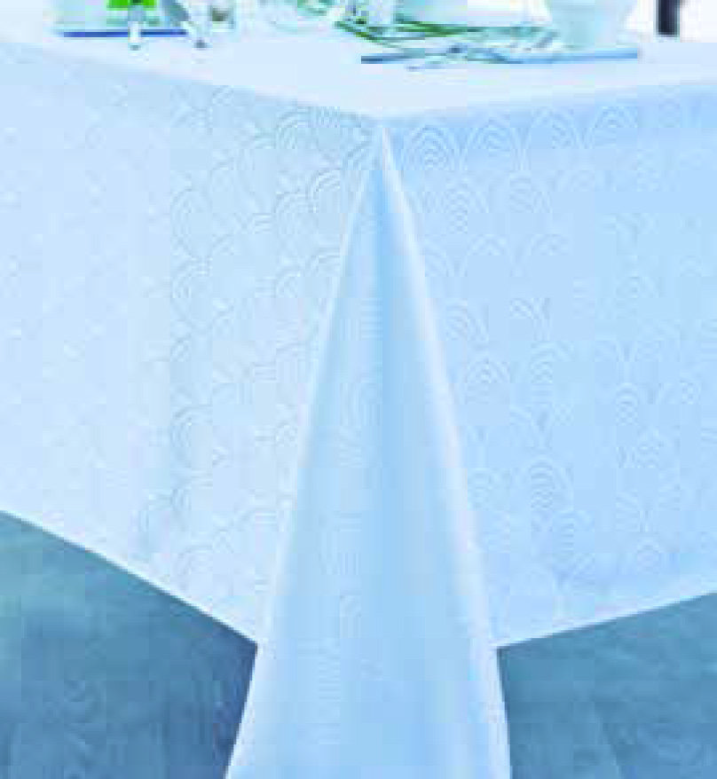 NAPPE DAMASSÉE RECTANGULAIRE 150 X 200 CM OU RO...