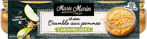 CRUMBLE 
AUX POMMES CARAMÉLISÉES