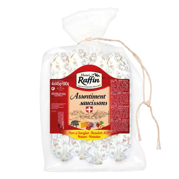 ASSORTIMENT 4 SAUCISSONS HENRI RAFFIN