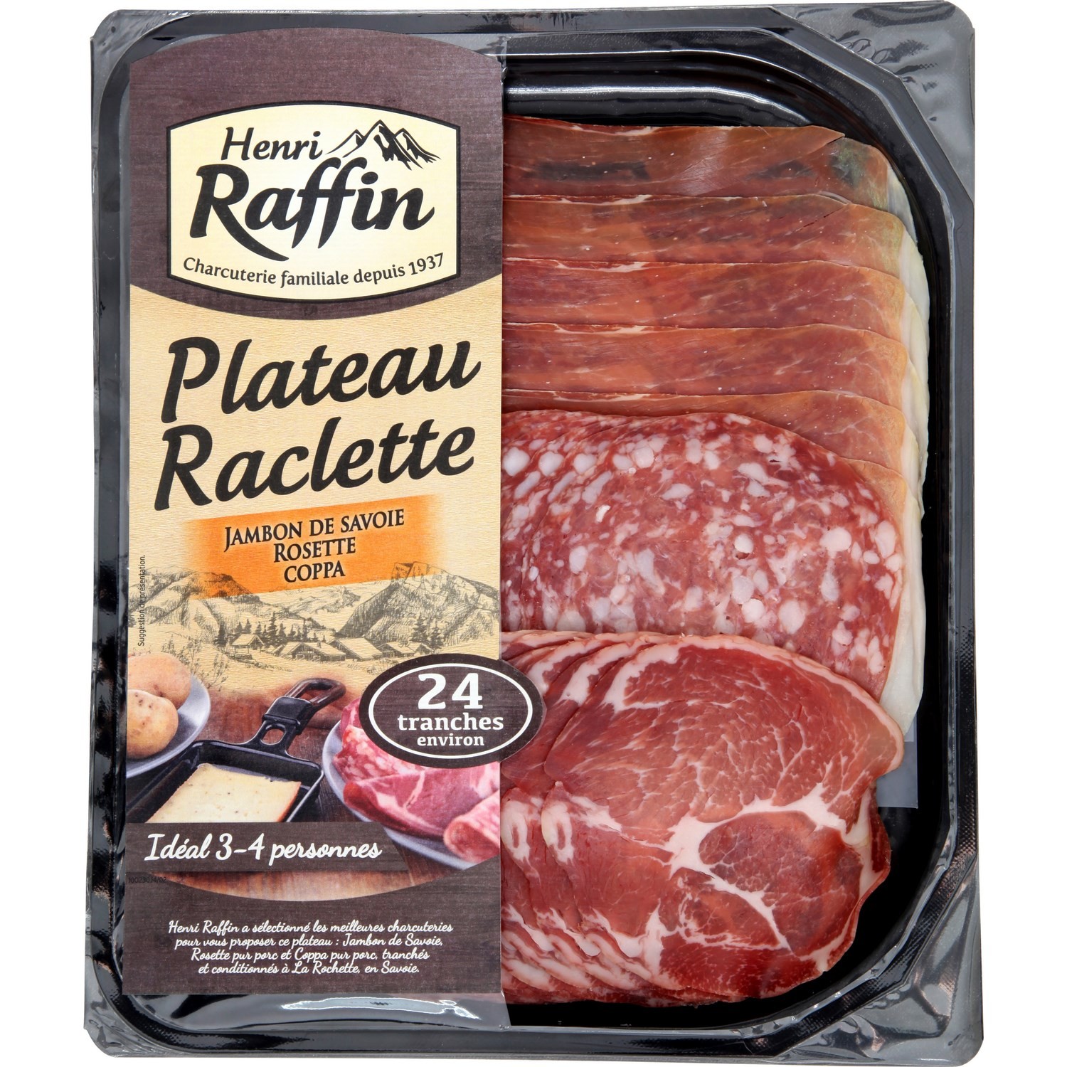 Plateau de charcuterie raclette HENRI RAFFIN