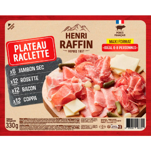  Plateau Raclette Henri Raffin code EAN 3375220503721 