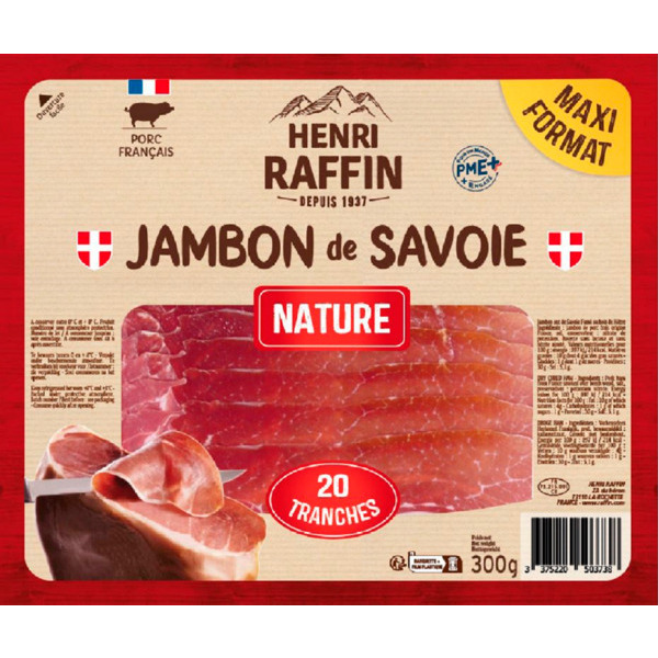  Jambon Sec De Savoie Henri Raffin code EAN 3375220503738 