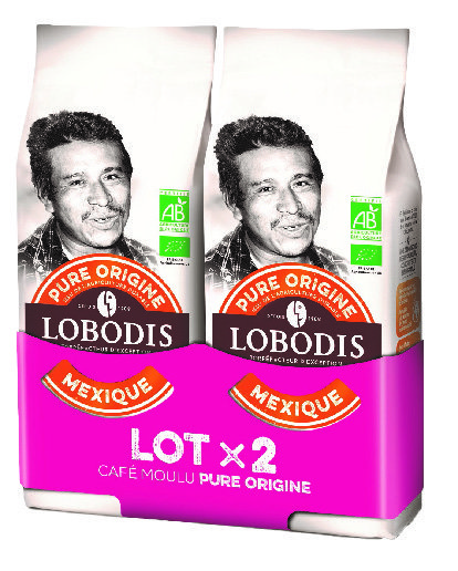 CAFÉ MOULU PURE ORIGINE “LOBODIS” code EAN 3376221114503 