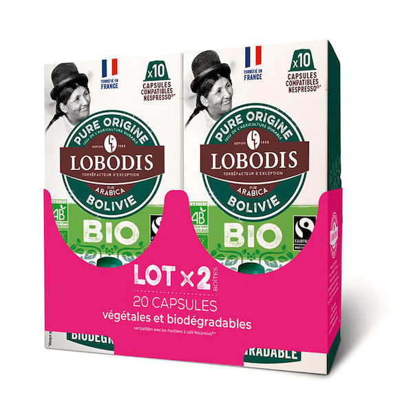 Capsules de café Bio Pure Origine