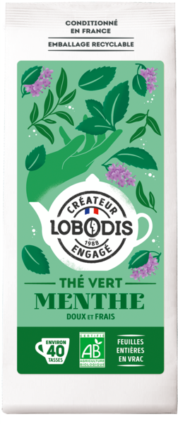 Thé Vert Menthe Bio Lobodis