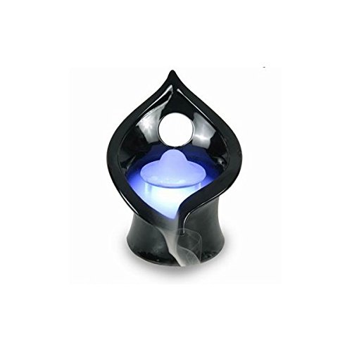 FEERIES ET MERVEILLES DIFFUSEUR NOIR HUILE ESSENTIELLE - BRUMISATEUR - FORME DE FEUILLE - HT 24 X 23 3377350200075 (3377350200075)