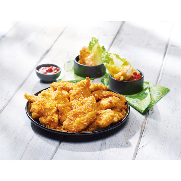  AIGUILLETTES DE POULET ÉPICÉES OU CORNFLAKES code EAN 3378740764023 