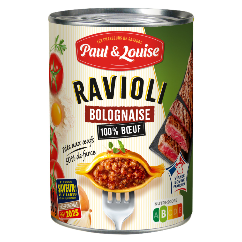  RAVIOLI PAUL ET LOUISE code EAN 3379670021828 