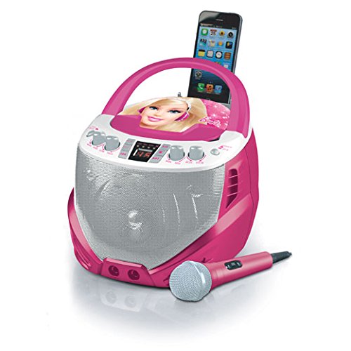 Lexibook - K7000BB - Lecteur CD avec Micro Barbie