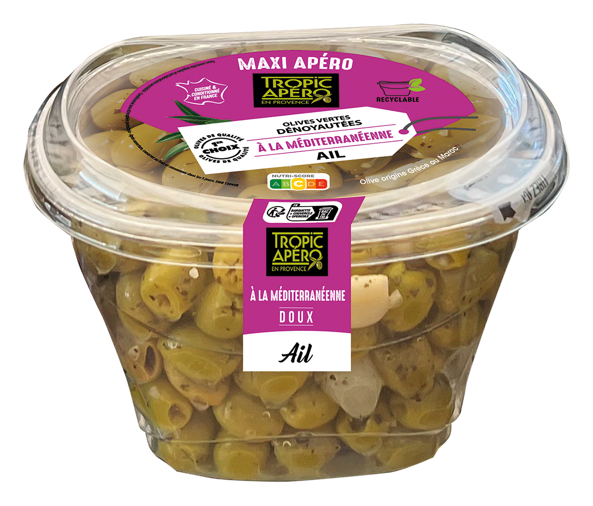 OLIVES VERTES DÉNOYAUTÉES À LA MÉDITERRANÉENNE ...