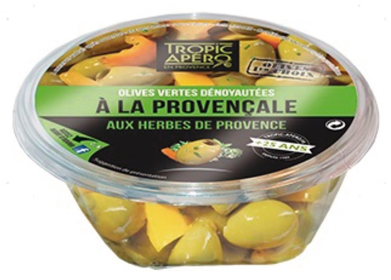 OLIVES VERTES DÉNOYAUTÉES À LA PROVENÇALE tropi...