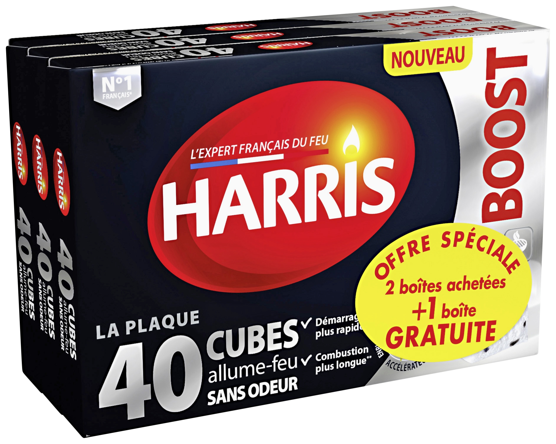 Cubes allume-feu boost Harris