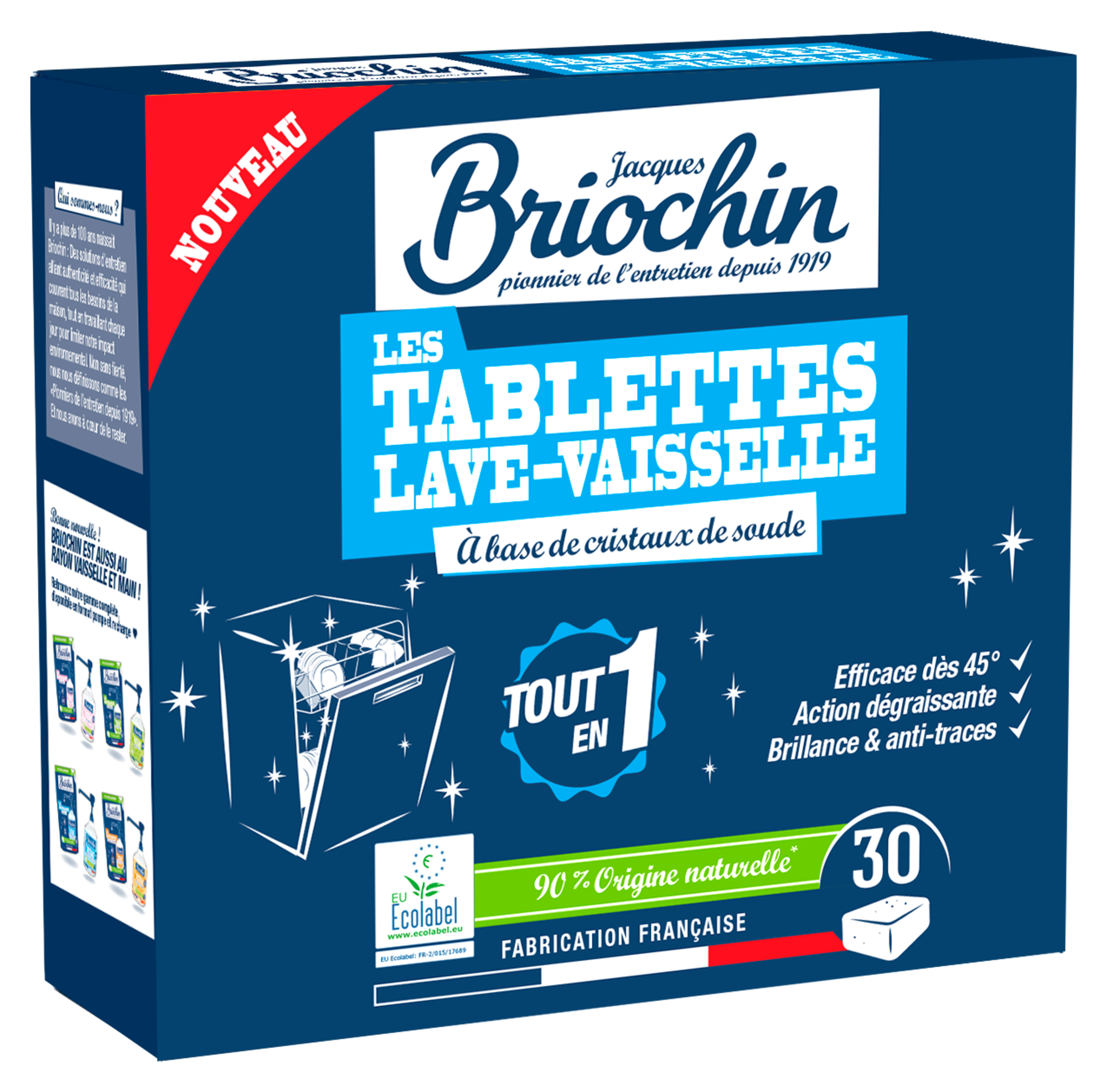 TABLETTES LAVE VAISSELLE 3383482309357 BRIOCHIN TABLETTES LAVE VAISSELLE 3383482309357 BRIOCHIN