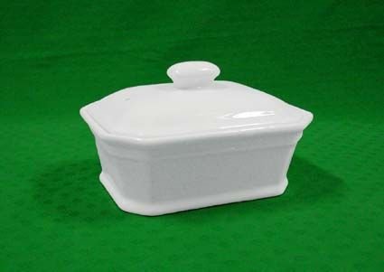 PORCELAINE BLANCHE Terrine rectangulaire 420g - 5237 code EAN 3383580052377 
