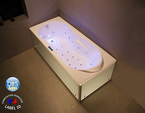 DBS Balnéo Balneo DBS Luxe XL Rectangle - Hydromassante, Version droite, 180x80 cm 3383720012476 (3383720012476)