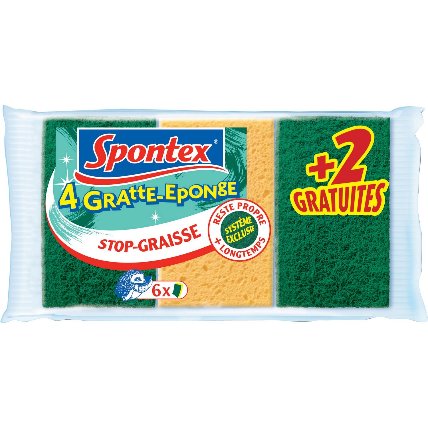 Gratte-éponge Stop-Graisse SPONTEX