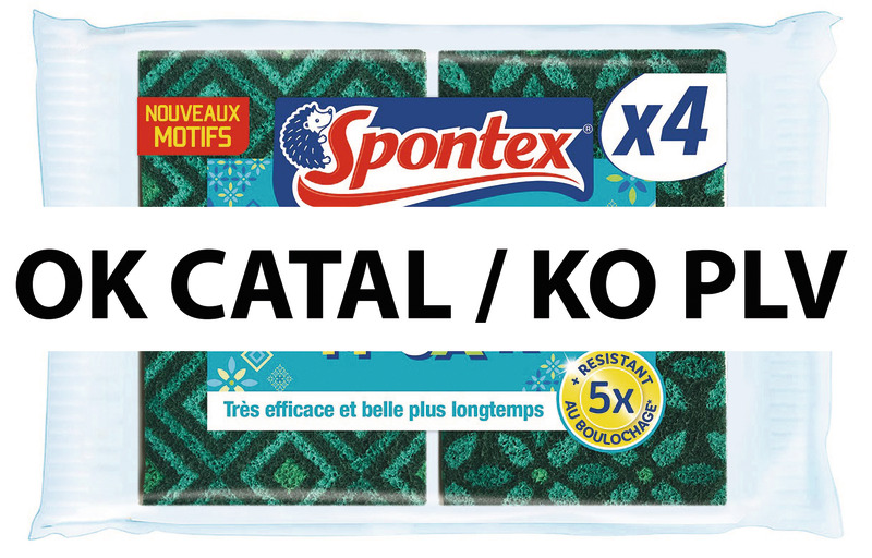 GRATTE EPONGE MOZAIK SPONTEX