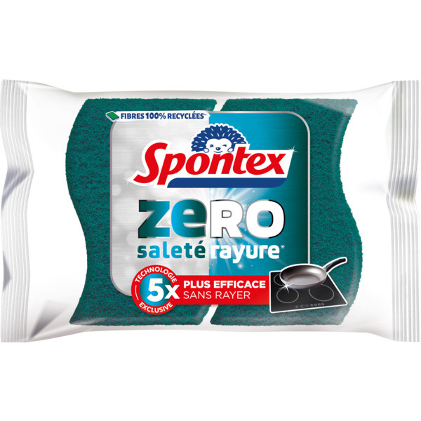 ÉPONGE GRATTANTE ZERO SURFACES DÉLICATES X2
