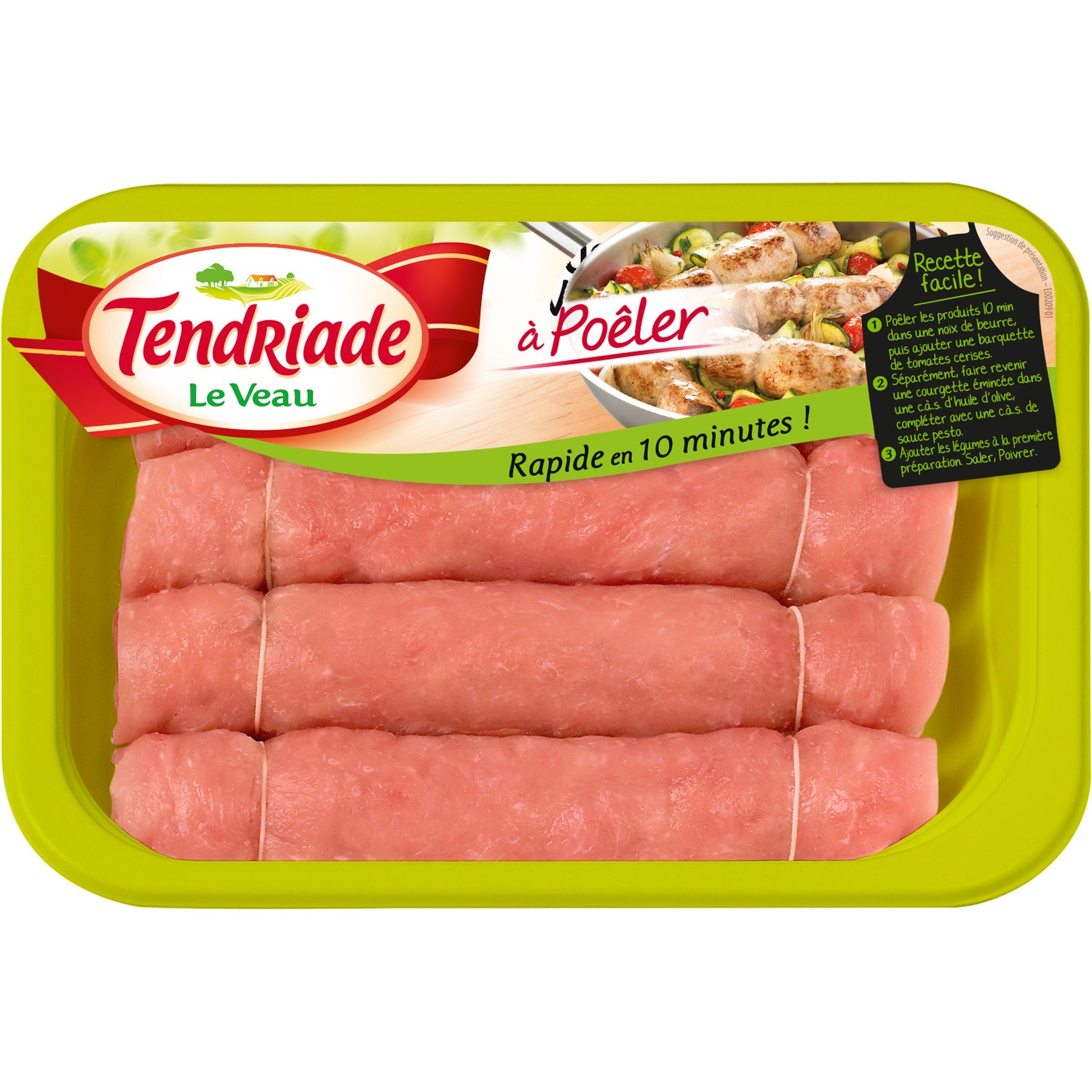Paupiettes de veau à poêler TENDRIADE