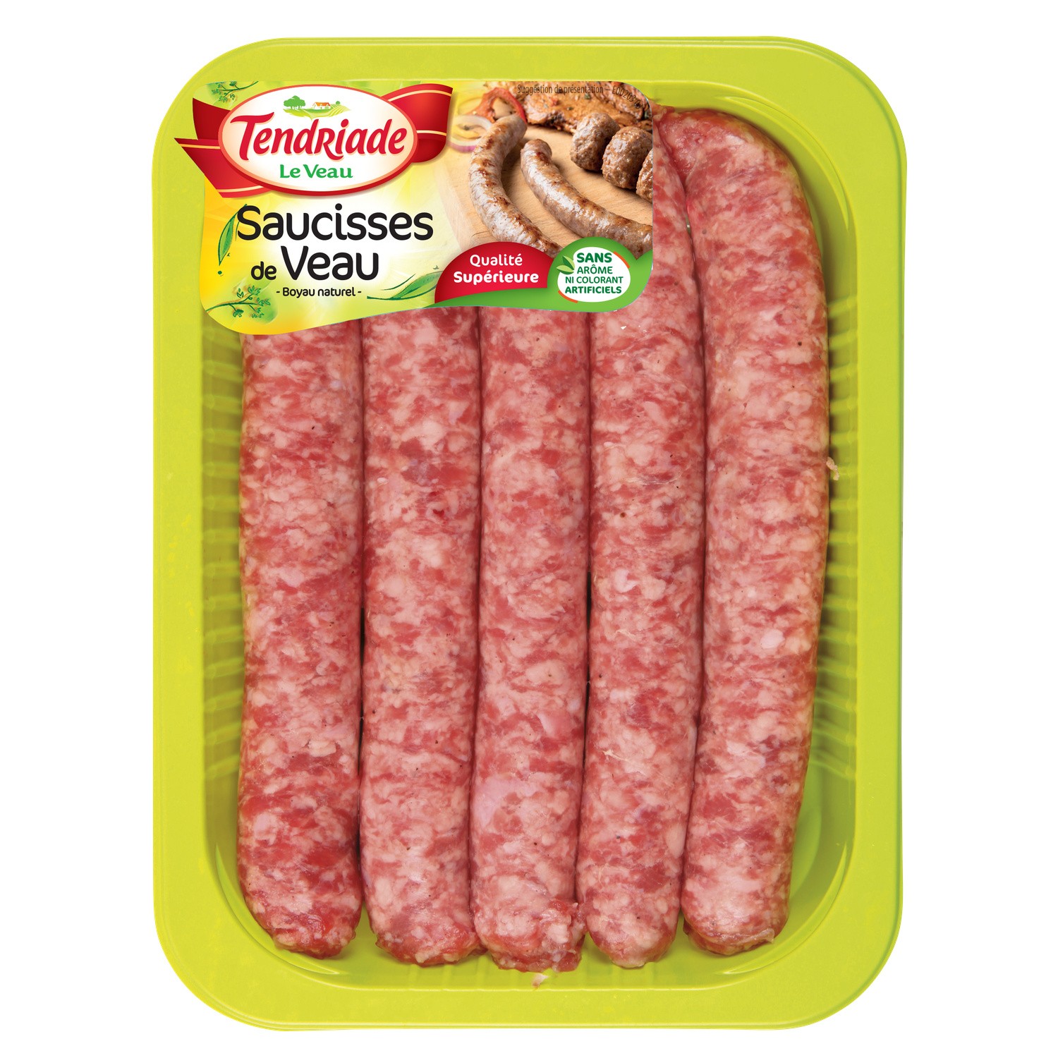 Saucisses veau nature TENDRIADE