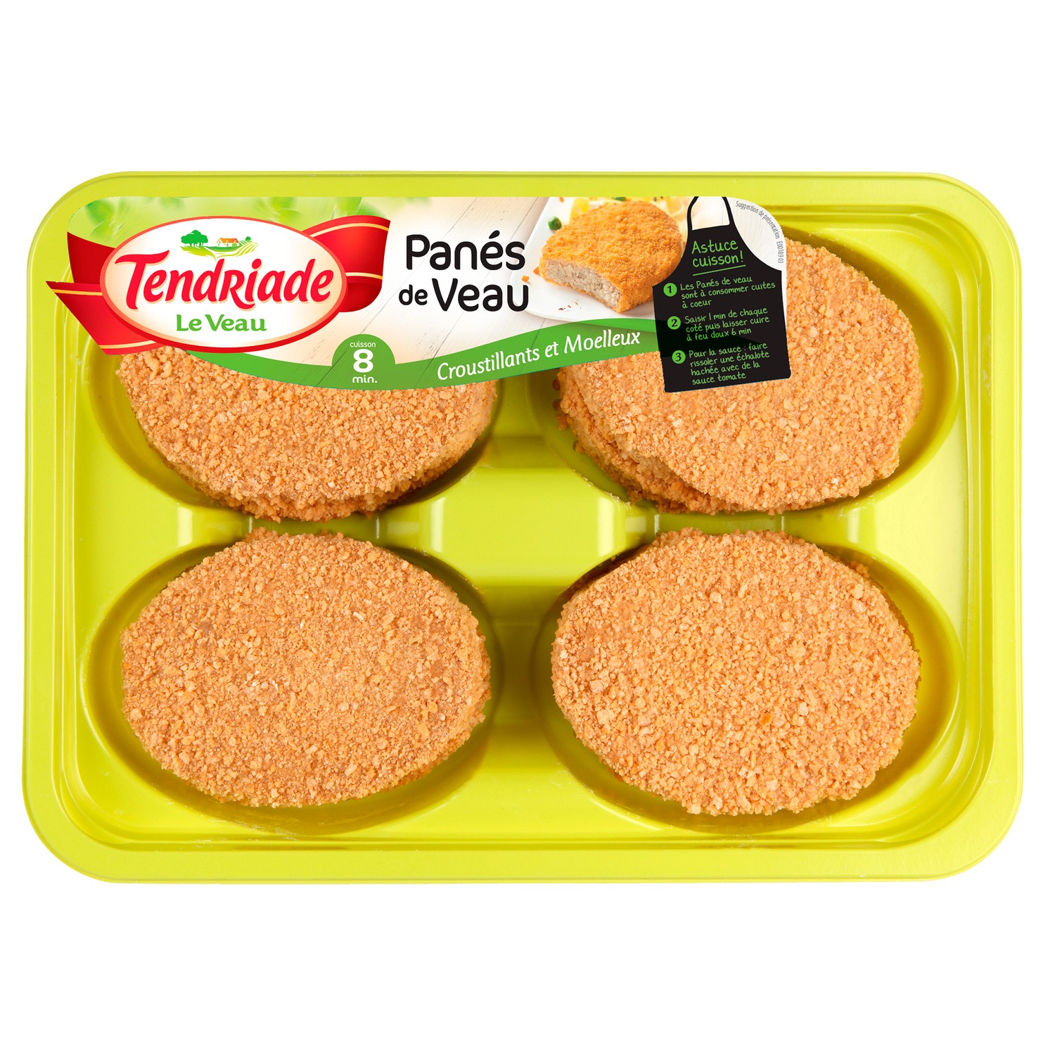 Panés de Veau nature TENDRIADE