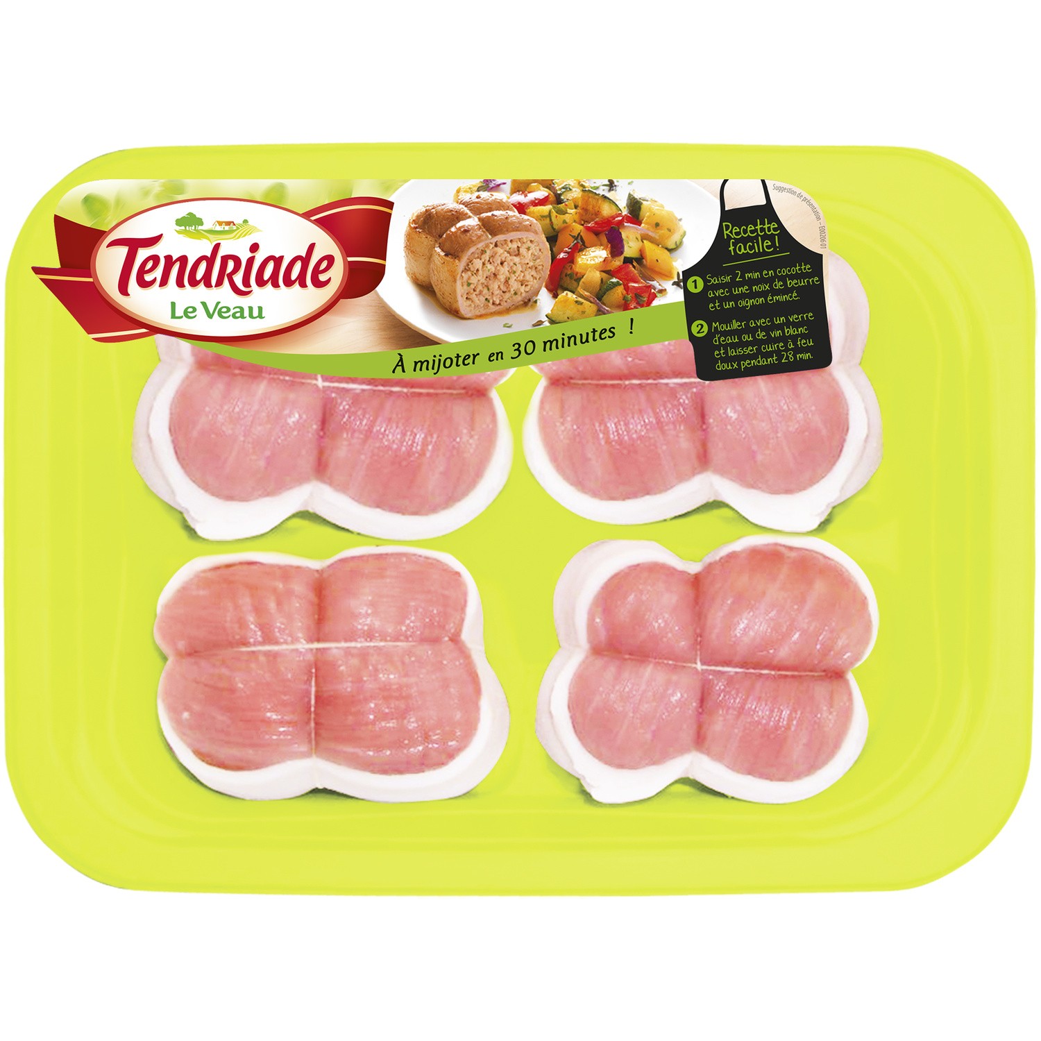 Paupiettes de veau  TENDRIADE
