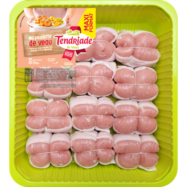  12 paupiettes de veau TENDRIADE code EAN 3384480093309 