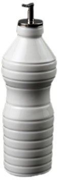 222/8372 bouteille olive porcelaine