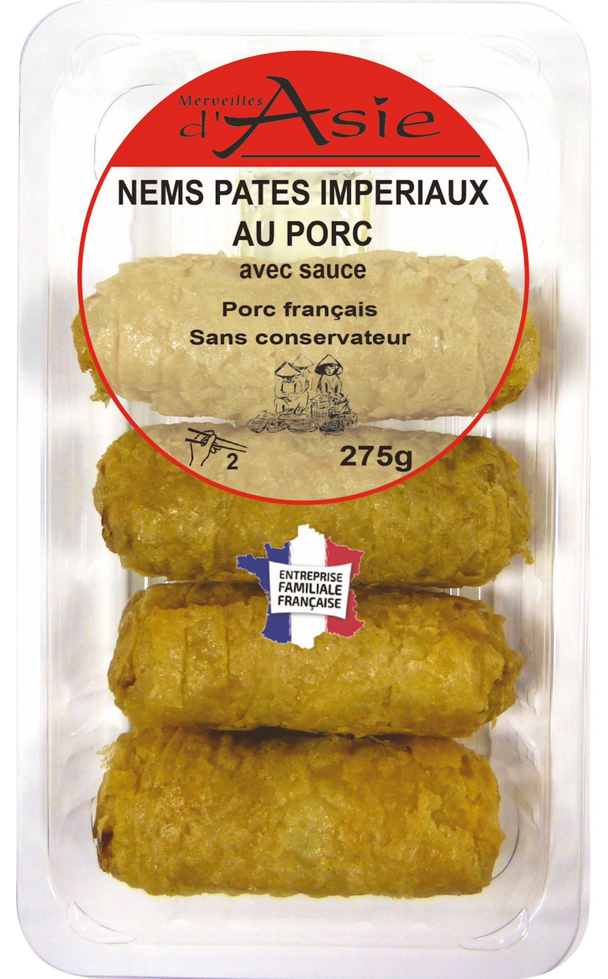 6 Nems Cocktail avec sauces
