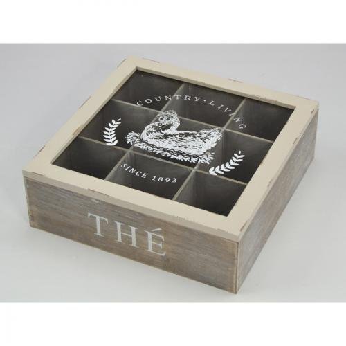 Accessoires thé - Boite à Thé 9 Cases 