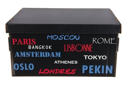 C.FROG C.FROG Lot de 2 boîtes carton capitales Clementina frog code EAN 3386170008396 