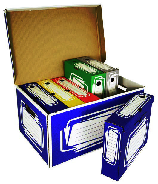 CONTAINER AVEC 6 BOÎTES ARCHIVES DOS DE 8 CM ENV. 3386174701057 (3386174701057)