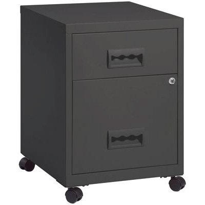 Caisson Métallique Sur Roulettes - 2 Tiroirs Do...