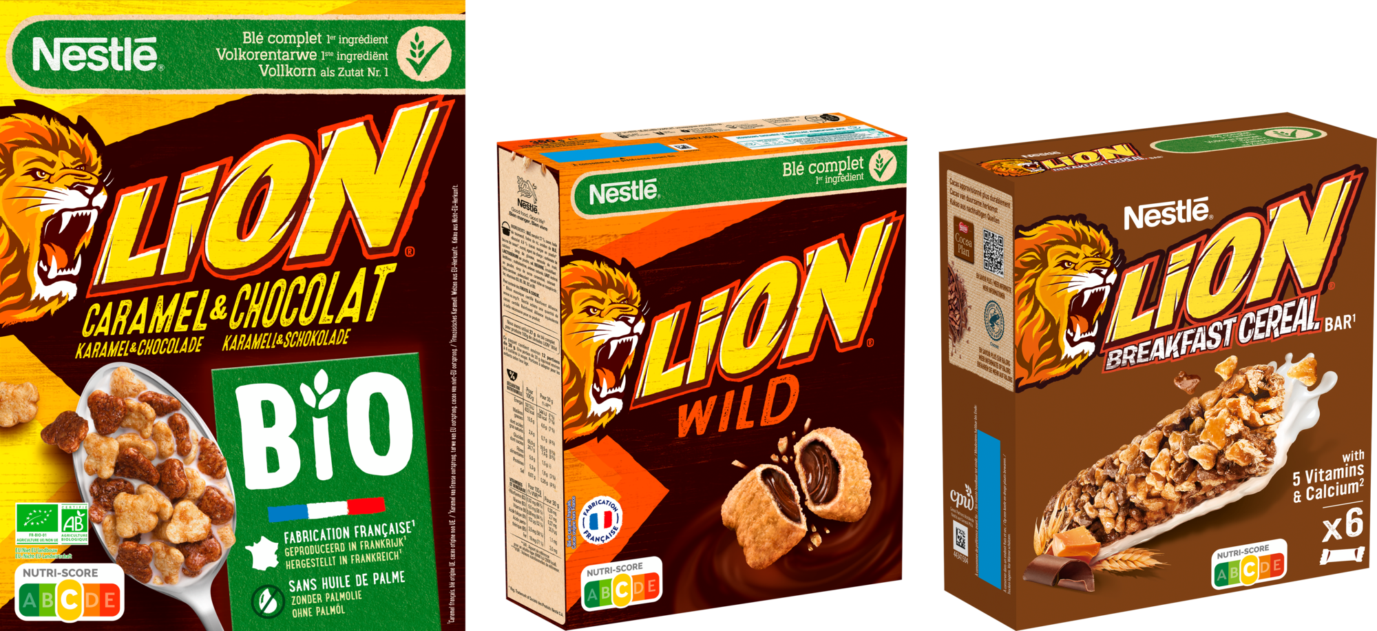 LION NESTLÉ SUR LES PRODUITS PRÉSENTS EN MAGASIN DE LA GAMME BARRES CÉRÉALES ET CÉRÉALES "LION" code EAN 3387390019995 