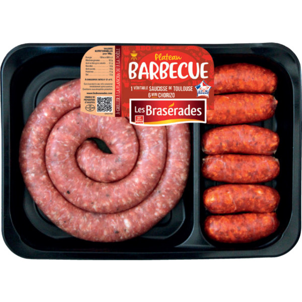 LES BRASÉRADES PLATEAU BARBECUE 
 code EAN 3387620061930 