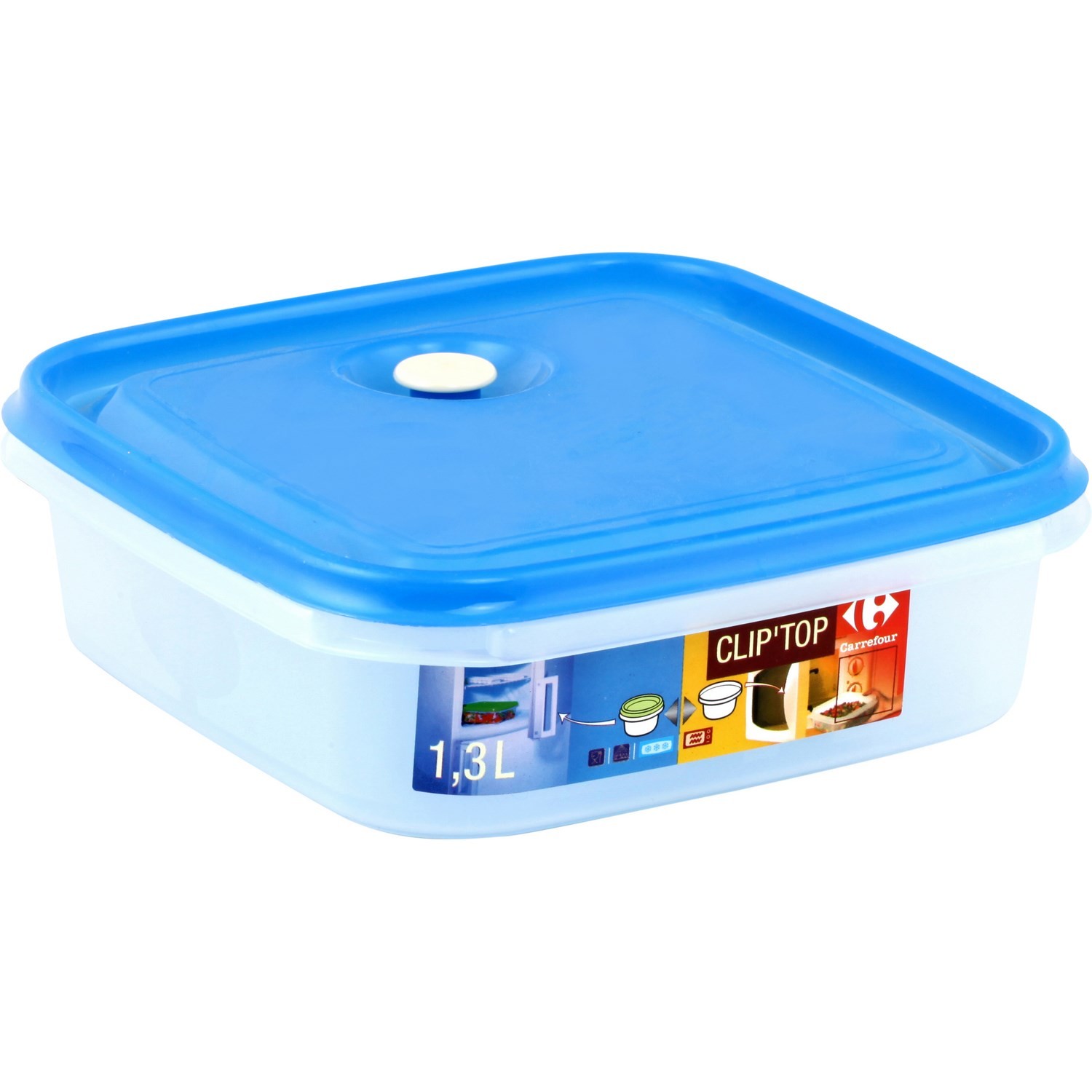 Boîte hermétique carrée 1,3 l CARREFOUR