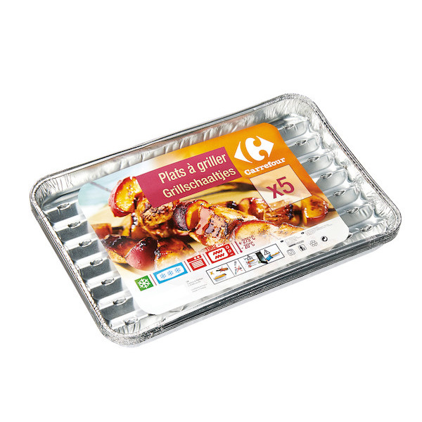 5 PLATS À GRILLER CARREFOUR
