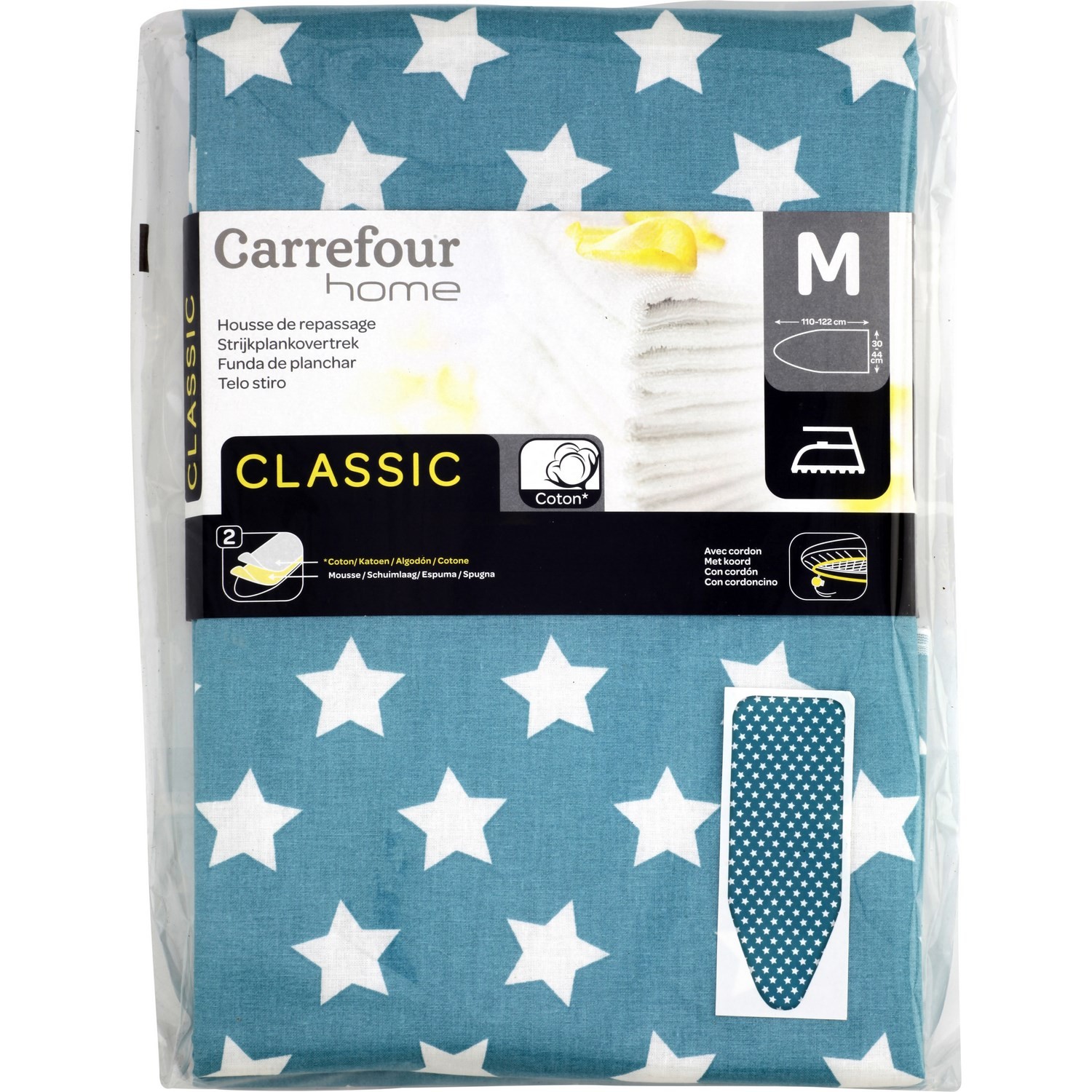 Housse repassage Classic M motifs assortis CARR...