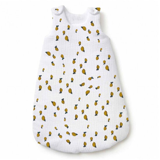  Les Chatounets Gigoteuse Naissance Mousseline ""CITRON""  0-6 mois code EAN 3390760430009 