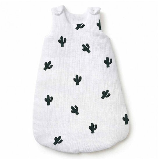 Les Chatounets Gigoteuse Naissance Mousseline ""CACTUS""  0-6 mois code EAN 3390760430061 