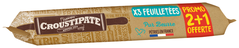 PÂTES FEUILLETÉES AU BEURRE FRAIS croustipat