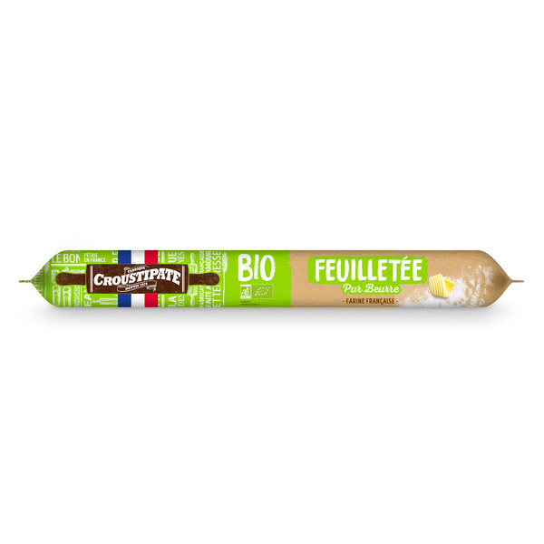 Pâte feuilletée pur beurre Bio