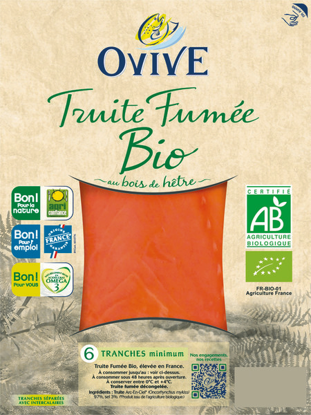TRUITE FUMÉE BIO** OVIVE 3392780003836 ovive TRUITE FUMÉE BIO** OVIVE 3392780003836 ovive