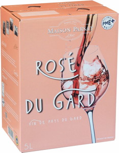 ROSÉ DU GARD VIN DE PAYS DU GARD MAISON PARSAT code EAN 3394292450245 
