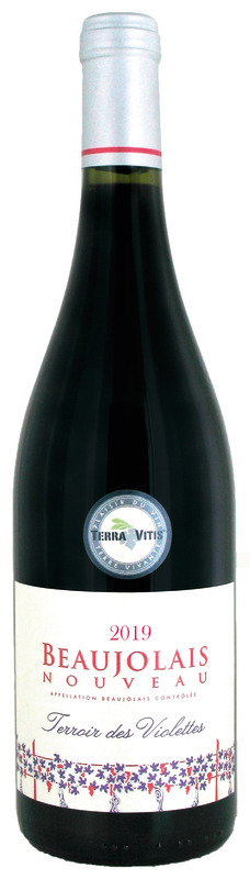 Terroir des Violettes AOP BEAUJOLAIS NOUVEAU ROUGE 2019 Terroir des Violettes 3395940532580 (3395940532580)