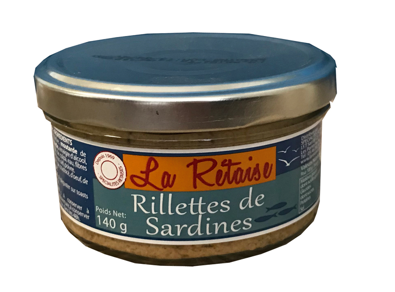 RILLETTES DE SARDINES LA RETAISE