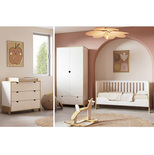 CBA Meubles Chambre Trio Lit 70x120 + Commode + plan à langer + armoire ALBIZIA code EAN 3397700140196 