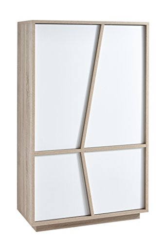 223490 nature bahut haut 2 portes panneau parti...