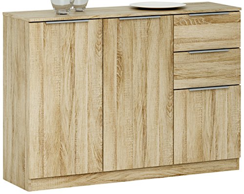 401952 chest enfilade avec 3 portes/2 tiroirs p...