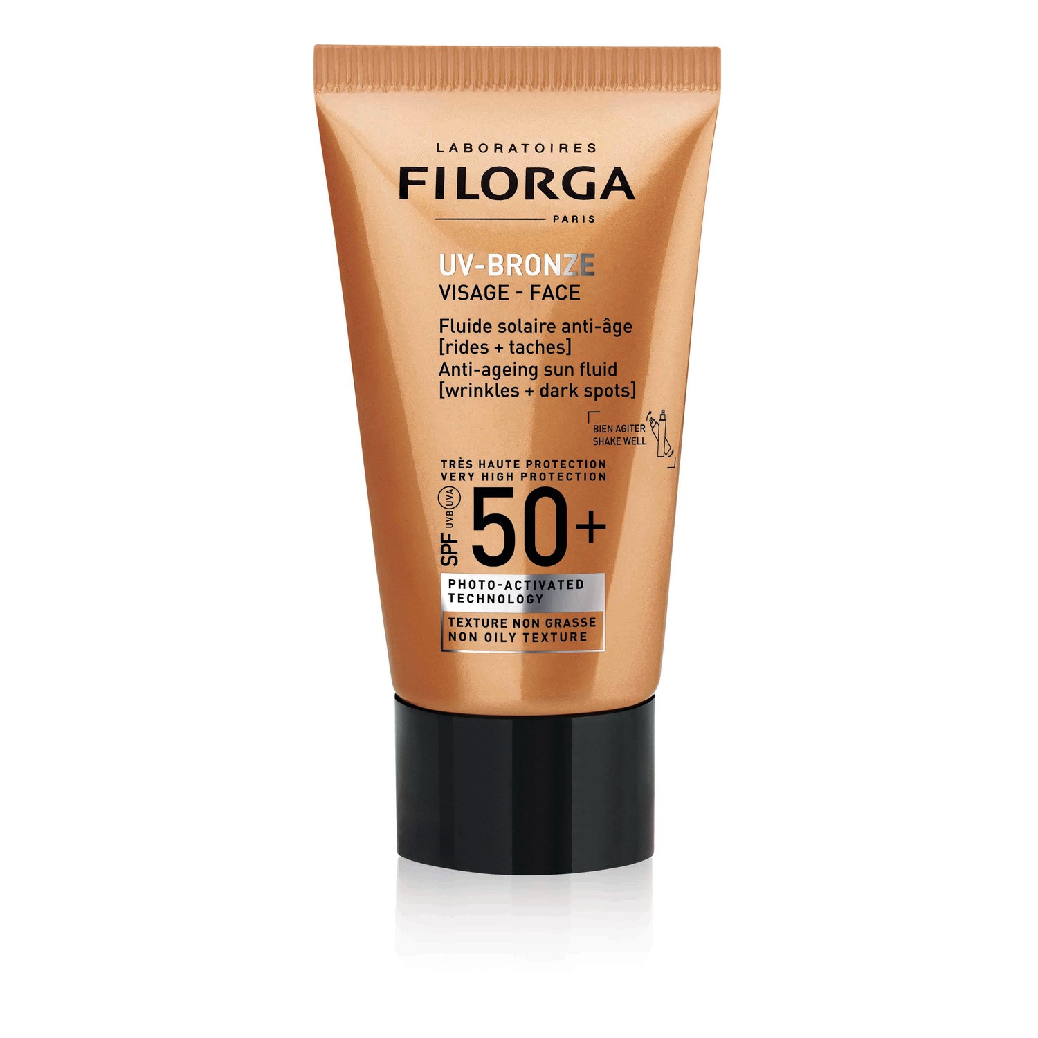 Fluide solaire UV-Bronze visage SPF50 LABORATOI...